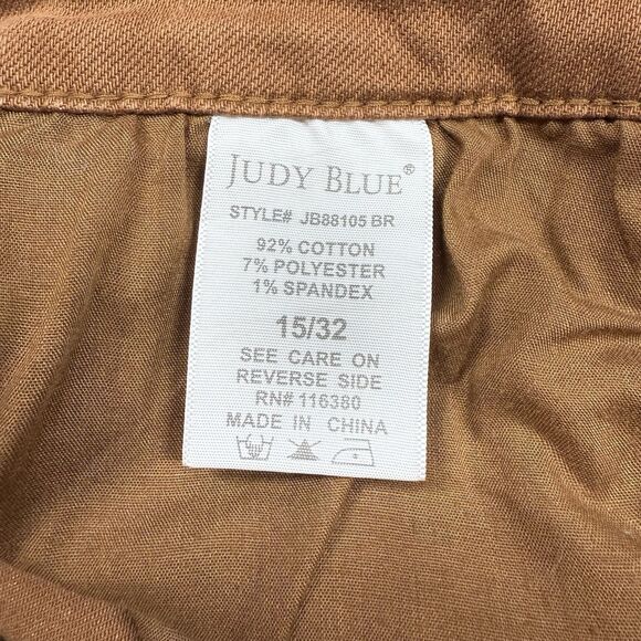 Judy Blue Jeans Womens 15/32 Brown Slim Fit High Rise JB88105 BR - Picture 9 of 10